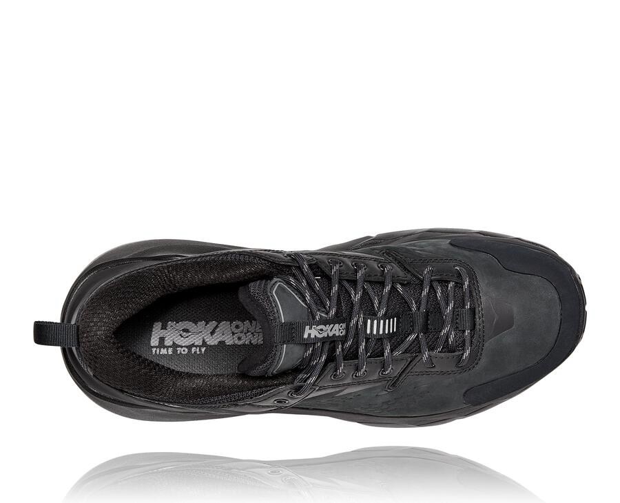 Hoka One One Spor Ayakkabı Erkek Siyah - Kaha Kısa Gore-Tex - YH5296387